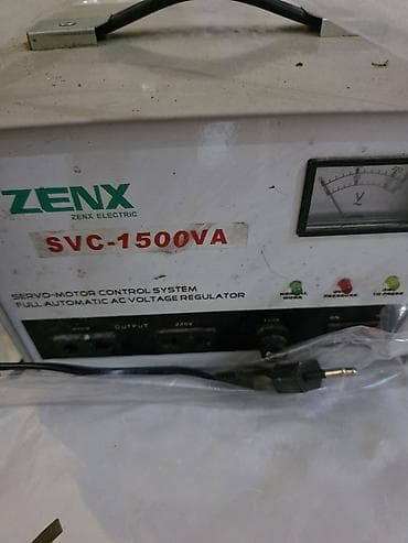 volta vs 1: ZENX Electric SVC-1500VA – tam avtomatik AC gərginlik stabilizatoru - — 1