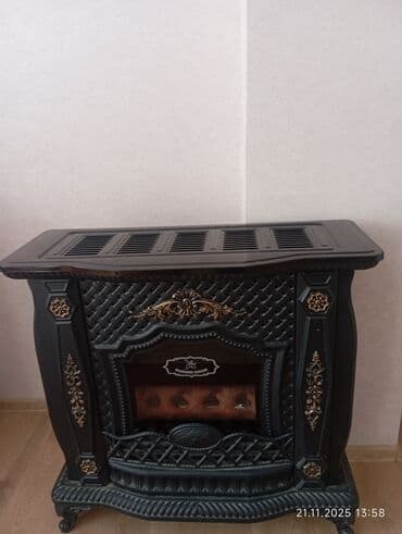 Kamin Peçi, yanacaq - Qaz