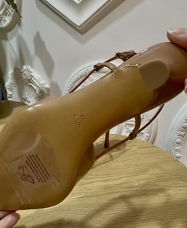 Tuflilər, Ölçü: 39, rəng - Bej, Yeni — 3