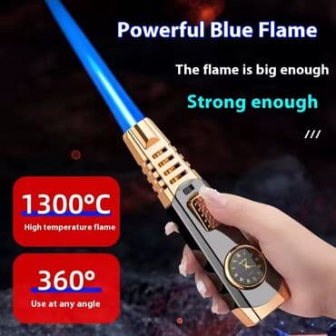 qizil qolbagilar: Qara və qızılı rəngdə, saatı olan yüngül alışqan. Yüksək temperaturlu — 1