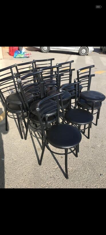 toxunma saplar satisi: Yeni, Sadə stul, Dəri, Azərbaycan — 1