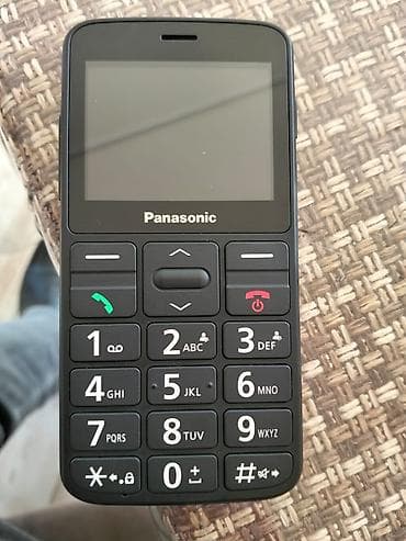 Panasonic düyməli telefon Xüsusiyyətlər: - Böyük və aydın ekran - — 1