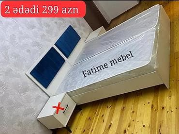 Çarpayı 2 ədədi 299 AZN Məhsulun təsviri: - Ağ rəngli çarpayı