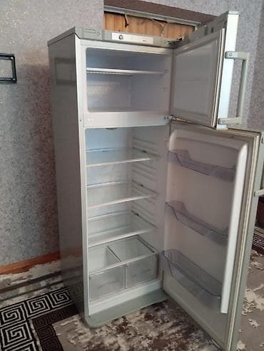 soyudcu: İki qapılı soyuducu (üstdə dondurucu) - Rəng: gümüşü/metal - Üst — 2