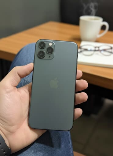 iphone 11 pro satisi: IPhone 11 Pro, 256 GB, Matte Midnight Green — 1