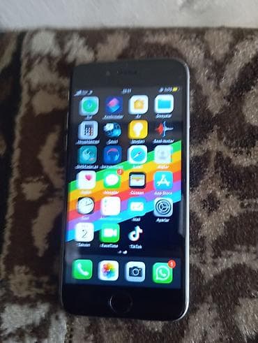 aifon 6 s: IPhone 6, 32 GB, Space Gray, Barmaq izi — 8