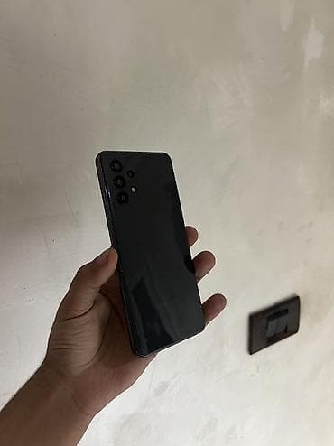 redmi note 9 ucuz: Samsung Galaxy A32, 64 GB, rəng - Qara, Barmaq izi, Face ID — 7