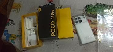 data kart limitsiz: Poco F6 Pro, 512 GB, rəng - Ağ, Sənədlərlə — 2