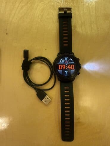 İşlənmiş, Smart saat, rəng - Qara