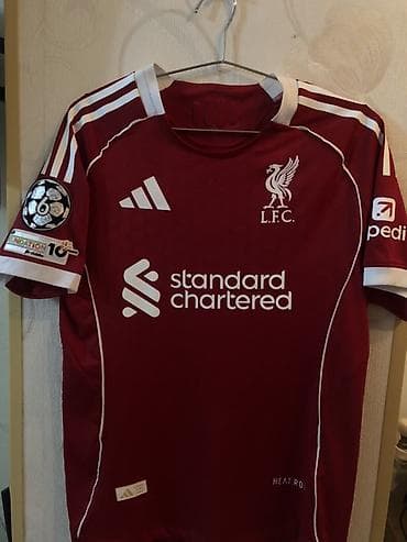 Futbolkalar: Futbolka, Adidas, S, rəng - Qırmızı — 1
