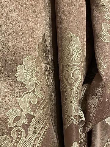 Шторы и жалюзи: Б/у, Занавеска, цвет - Коричневый, Самовывоз, Платная доставка — 5