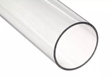 Polikarbonat borular D= 10-250 mm, divarlar: 1,2-5 mm, L= 0,05-3 mm