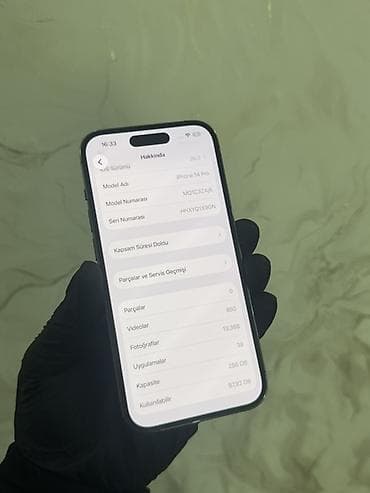 16 pro satış: IPhone 14 Pro, 256 GB, Deep Purple, Zəmanət, Simsiz şarj, Face ID — 2