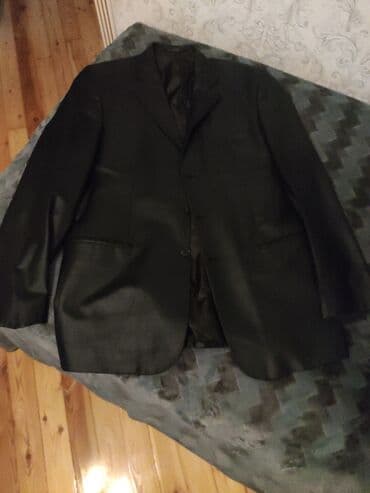 kişi ucun klassik qara kostyum: Kostyum, Demisezon, 7XL, rəng - Qara — 4