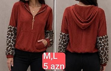 beli: Svitşot, L, rəng - Qırmızı — 1