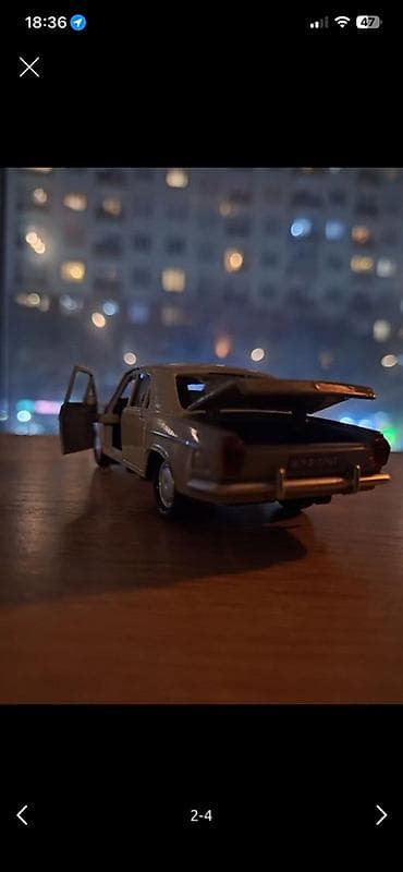 modelka maşın: Sovet klassikası model avtomobil – GAZ-24 “Volqa” (oyuncaq/kolleksiya — 2