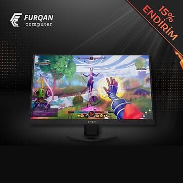 MONITOR HP OMEN 25I FHD GAMING 165HZ Ekran ölçüsü: 24.5 düym Ekran