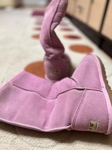 qadın sapaşkiləri: Çəkmə, Ölçü: 38, rəng - Çəhrayı, İşlənmiş — 4