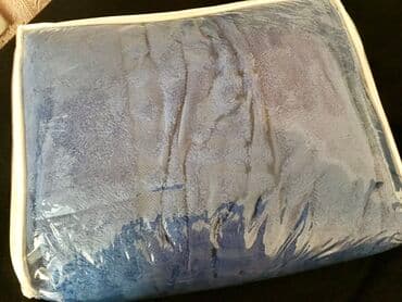 guess tekstil mmc: Для кровати Новый С ворсом цвет - Голубой Покрывало, Платная доставка — 2