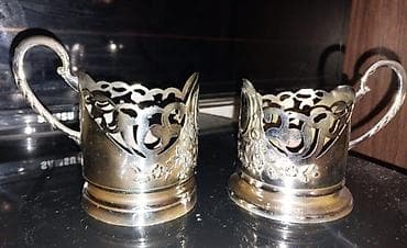 sufre: Məhsul: Metal çay stəkanaltıları (qədəh/stəkan üçün tutacaqlı — 2