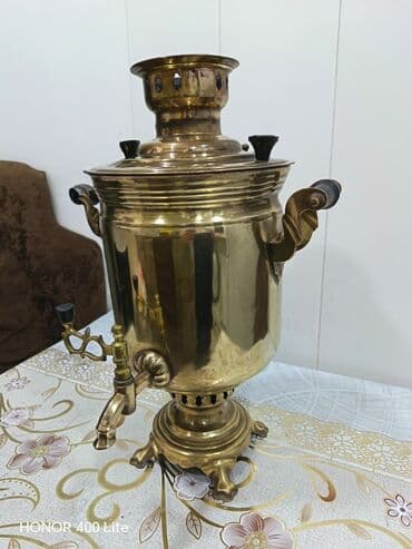 İşlənmiş Od Samovar, 5 l, Pulsuz çatdırılma