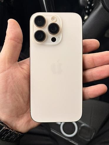 ikinciel iphone: IPhone 16 Pro, 128 GB, Desert Titanium, Face ID — 1