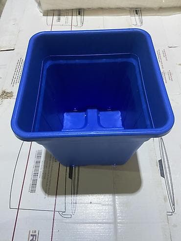 kaktüs: Plastik kvadrat əkim/qazan vedrələri - Material: qalın, möhkəm — 1