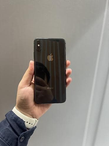 IPhone Xs Max, 64 GB, Space Gray, Simsiz şarj