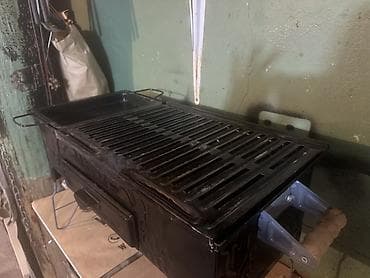 manqal barbeku: Metal manqal/gril – kömürlə işləyən, stolüstü tip. Xüsusiyyətlər: - — 2