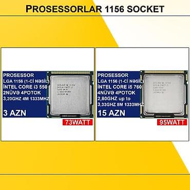 Prosessor “LGA 1156 socket (1ci nəsil) ⭐LGA 1156 (1ci nəsil) İntel