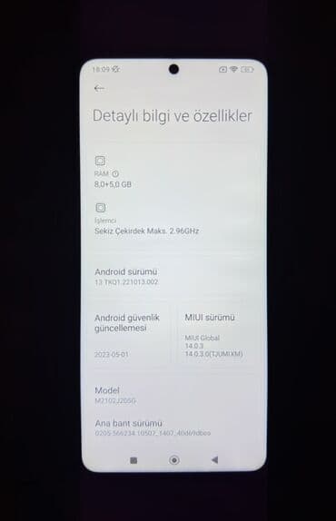 Mətbəx texnikası: Poco X3 Pro, 256 GB, Zəmanət, Sensor, Barmaq izi — 3