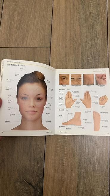 kitab sekilleri: Alman - İngilis Vizual tərcümə kitabı German–English Visual Bilingual — 4