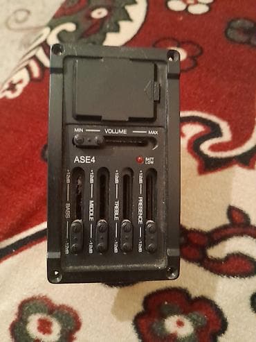 gita: ASE4 akustik/elektro gitara preamp və ekvalayzer modulu - 4 zolaqlı — 6