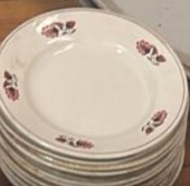 taxta boşqab: Boşqablar, rəng - Ağ, Keramika — 1