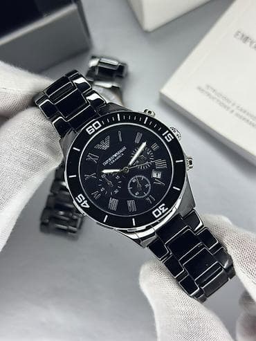 Emporio Armani Ceramica xronoqraf qol saatı - Korpus və qolbaq — 10