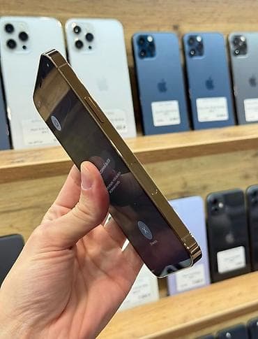 iphone хs: IPhone 12 Pro, 128 GB, Qızılı, Zəmanət, Simsiz şarj, Face ID — 3