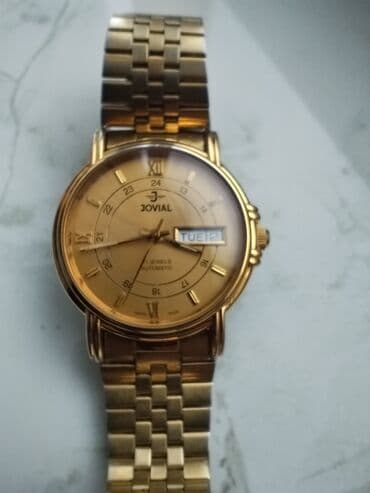 qol korseti: Qol saatı, rəng - Qızılı — 8