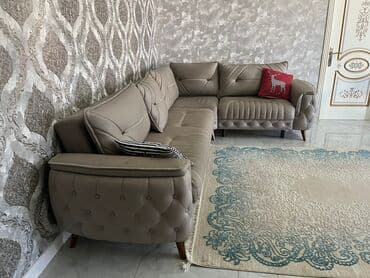 divani: Künc divan, İşlənmiş, Açılan, Bazalı, Nabuk, Çatdırılma yoxdur — 3