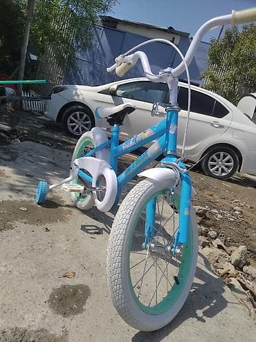 Uşaq velosipedi – 14 düym təkərli - Rəng: mavi-ağ (aqua detal və lalafo.az -da Uşaq velosipedi – 14 düym təkərli - Rəng: mavi-ağ (aqua detal və