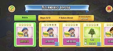 Avtoservis avadanlıqları: Hay-Day oyunu 67 səviyə 142 kristal 400 min pul, 4300 depo dolu və s — 7