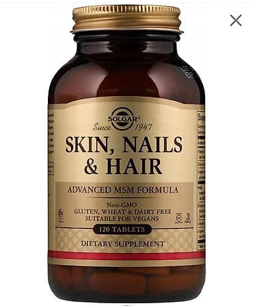 Solgar firmasinin vitaminleri 120 eded tablet Sacin uzalmasina