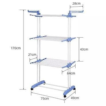 Paltar qurutma asılqanı 😍 ✔️Paslanmayan poladdan ✔️3qat Paltar