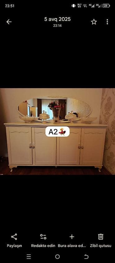 atotsi mebel: AYNUR 2💃 Kamod satılır Qiymət 140 azn Əla vəziyyətdə Ünvan — 1