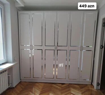 Açılan, 6 qapı Düz dolab, Qarderob, paltar dolabı lalafo.az -da Açılan, 6 qapı Düz dolab, Qarderob, paltar dolabı