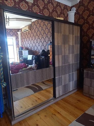 yatax desdi: Yataq otağı mebel dəsti - Geniş sürgülü şkaf: iki qapılı, bir qapı — 4