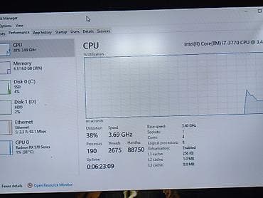 intel i7 3770: Aşağıdakı göstəricilərə malik stolüstü kompüter. **Texniki — 3