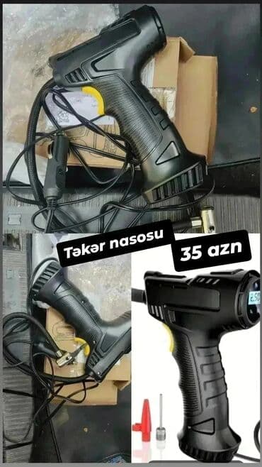 Qoşqular: Maşın təkər nasosu satılır. universaldir, bütün maşınlara gedir. * — 4