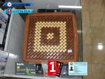 oturacaq qızdırıcı: Oturacaq ustu muncuq bundan başqa hər növ avtomobi̇l aksessuarlarinin — 1