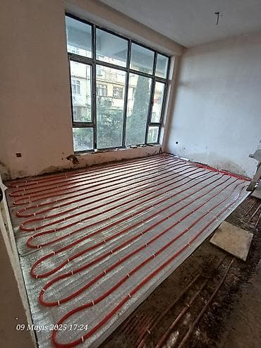 Сантехнические работы: Xidmət: Su əsaslı isti döşəmə sistemlərinin quraşdırılması Təsvir: - — 6