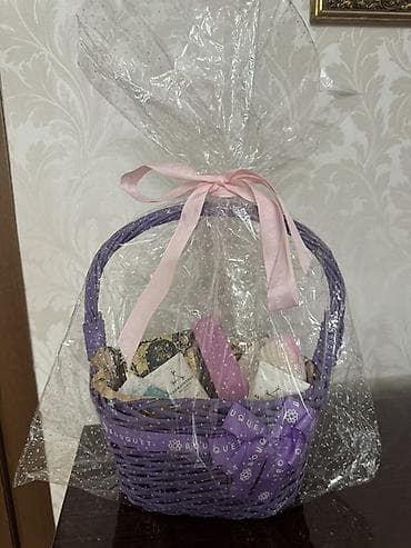 Şamdanlar: Hədiyyə səbəti, Yeni, rəng - Bənövşəyi, Ünvandan götürmə — 1